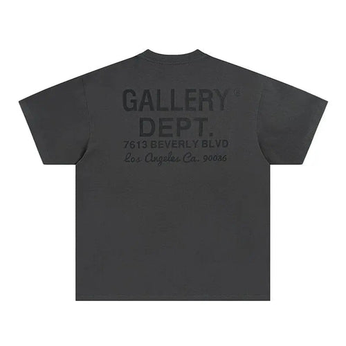 T-Shirt Gallery Dept. Gris Foncé Et Noir