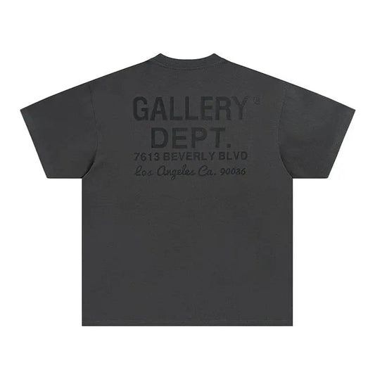 T-Shirt Gallery Dept. Gris Foncé Et Noir