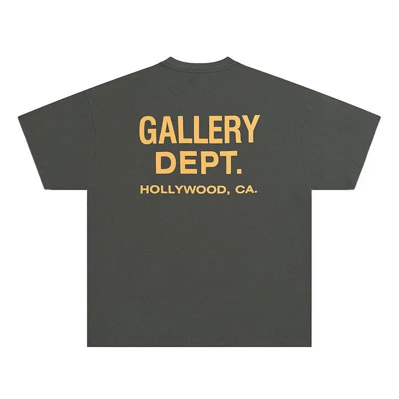 T-Shirt Gallery Dept. Gris Et Jaune