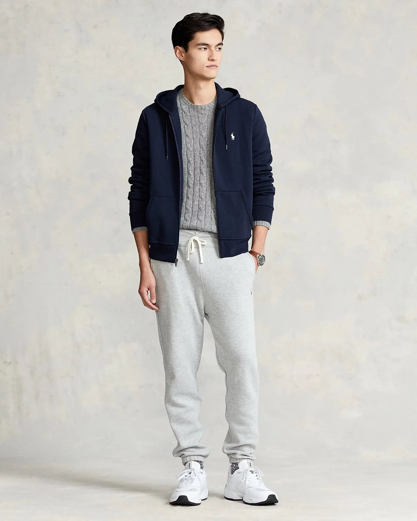 Zip Ralph Lauren Bleu Marin