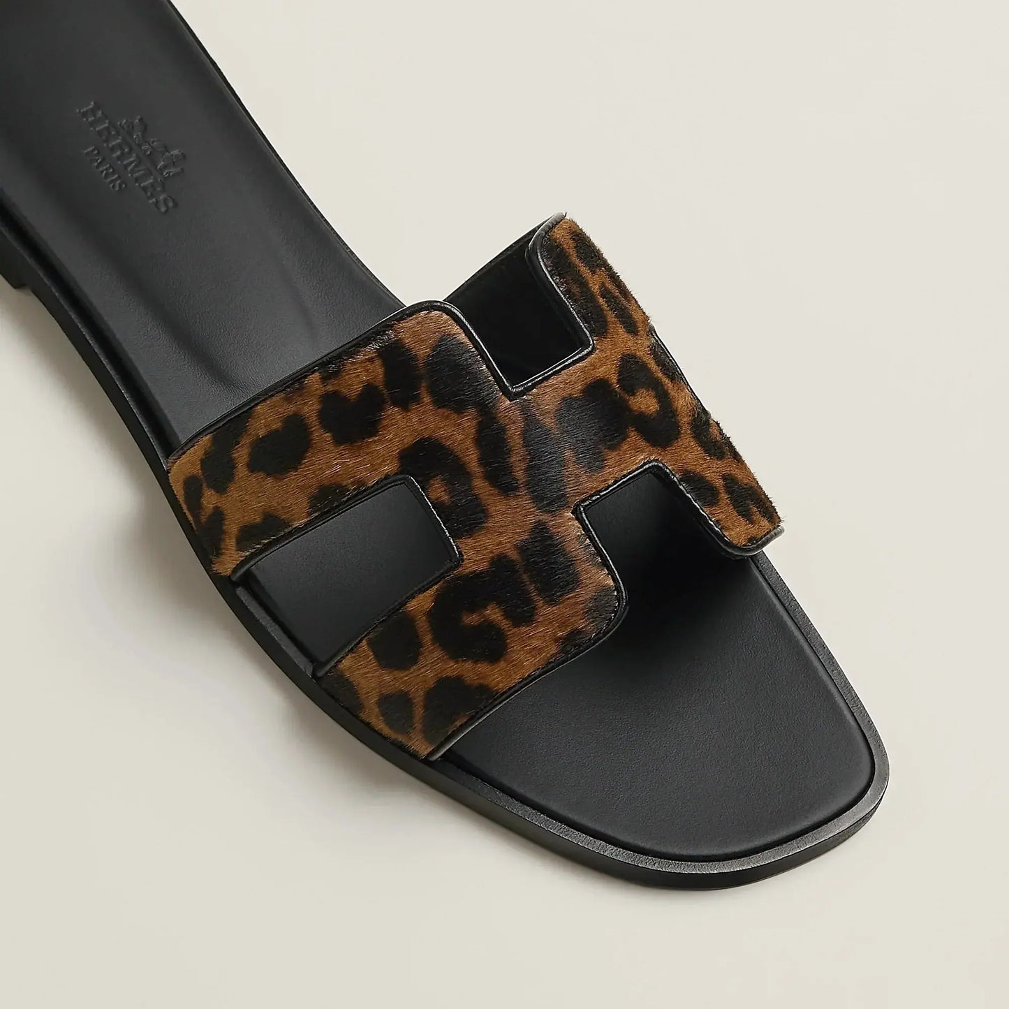 Sandales Oran Gold Et Noir