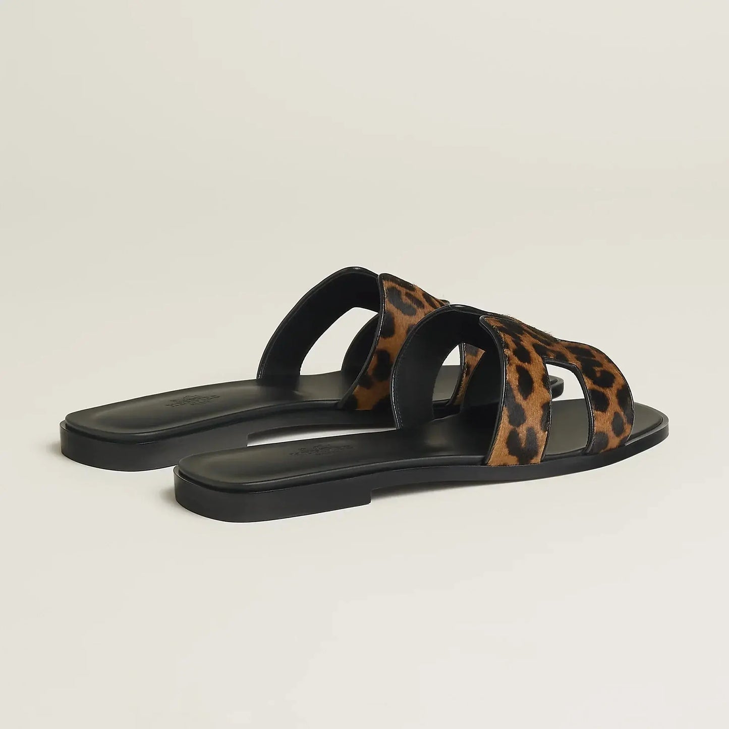 Sandales Oran Gold Et Noir