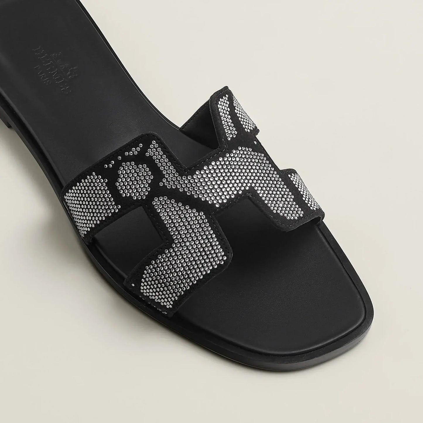 Sandales Oran Noir Cristal