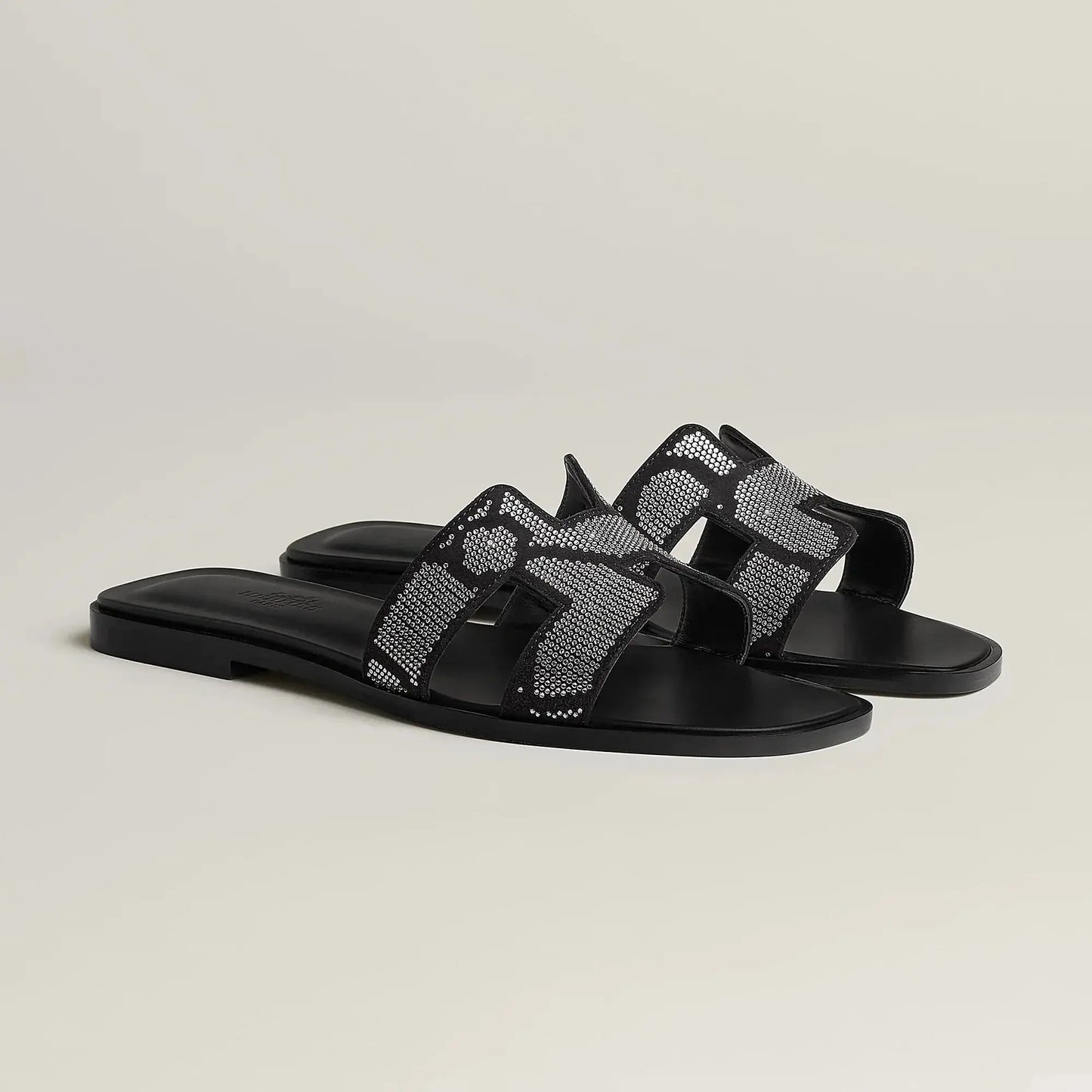 Sandales Oran Noir Cristal