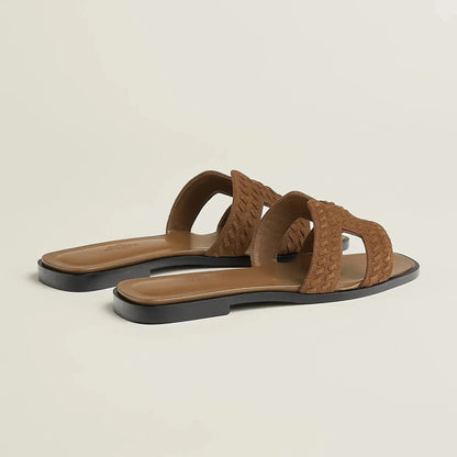 Sandales Oran Brun fumé