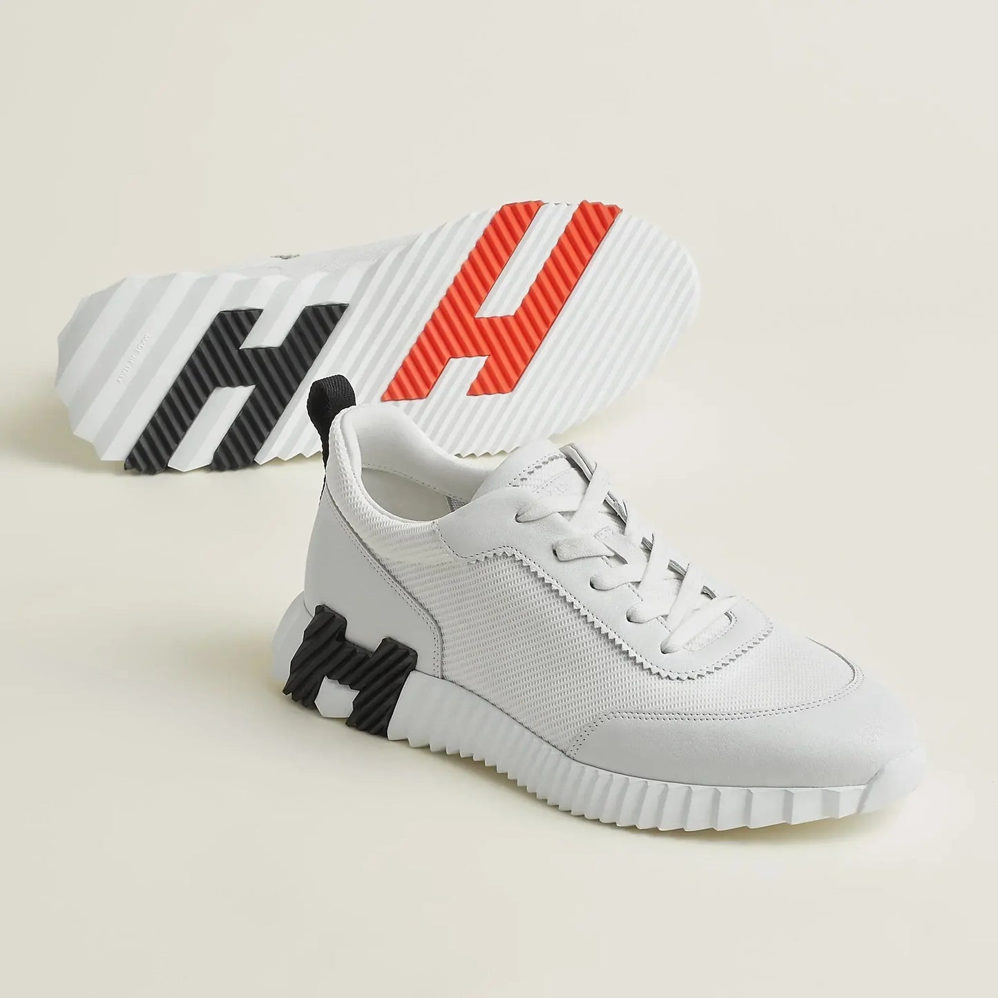 Hermès Bouncing Blanc & Orange